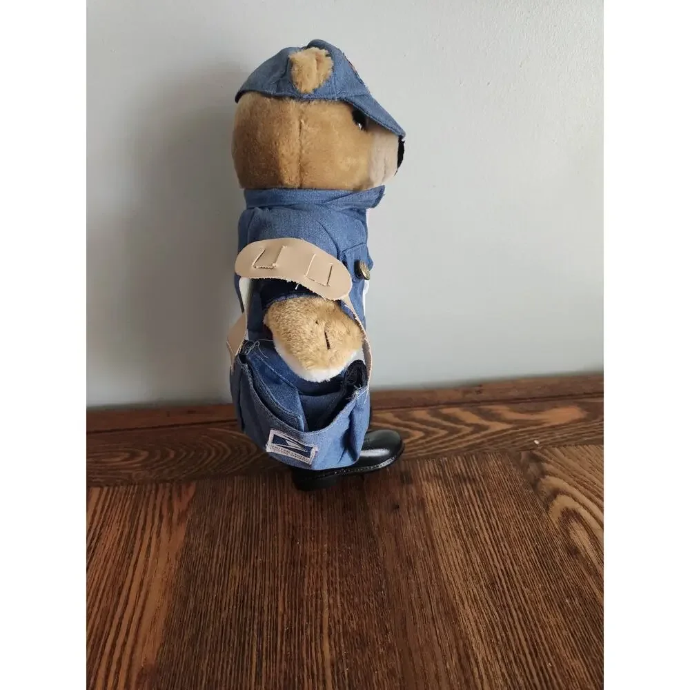 1994 Patriot Plush Bear Mail Carrier Complete with Tag JJ Wind Inc Vintage NWT